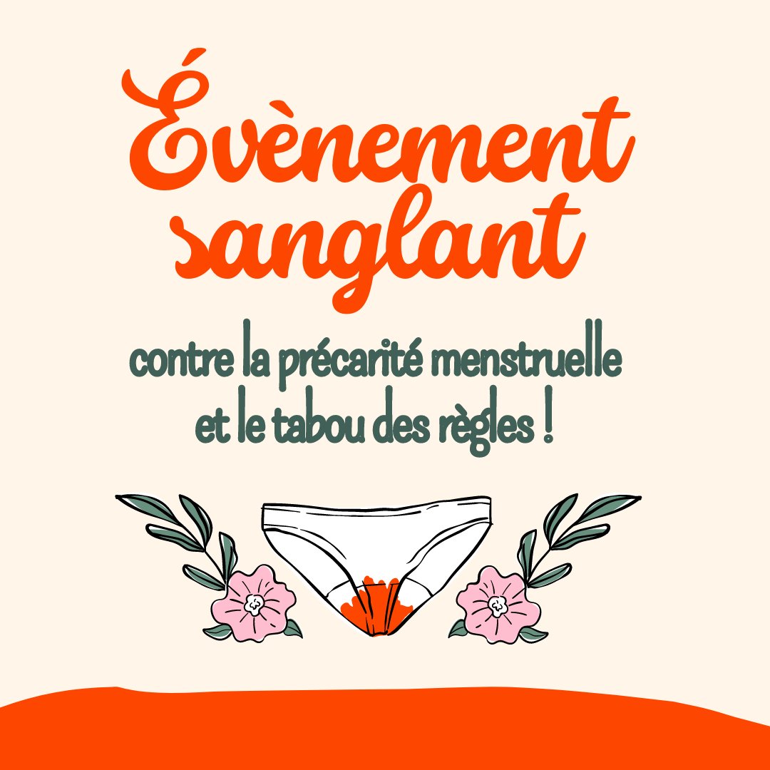 LePlanning21's tweet photo. La #précaritémenstruelle, le tabou des #règles, son lien avec l'#environnement ... vous intéressent ? RDV le 15 octobre 2022, avec le Planning 21, pour un Evènement... Sanglant ! https://t.co/8gvYfAW6gN