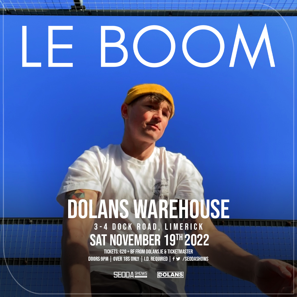 mydolans's tweet photo. ***JUST ANNOUNCED***
Le Boom proudly presented by Seoda Shows is in Dolans Warehouse November 19th. 
Tickets on sale this Friday at 10am from https://t.co/1tzAahdudL and https://t.co/o20nJpWxaj 
@weareleboom 
@seodashows 
#leboom #seodashows #dolanslimerick https://t.co/XaEbxcA20q