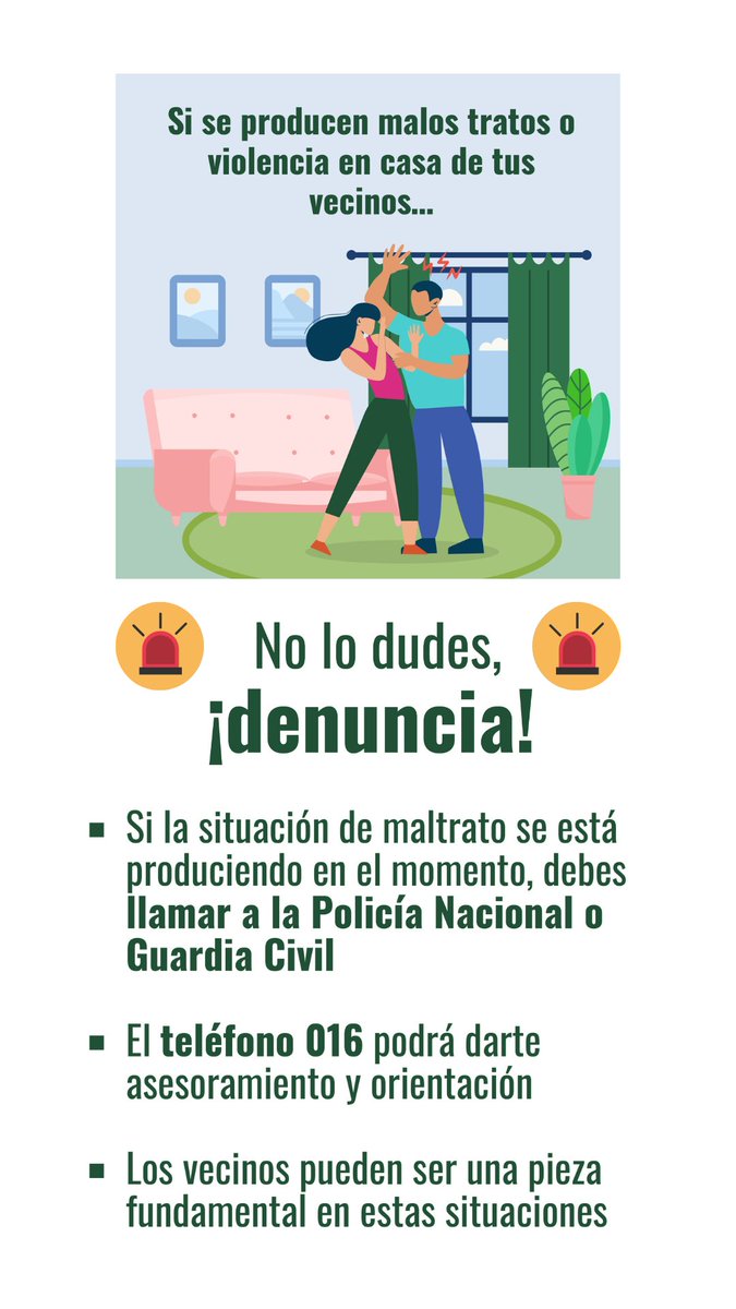 PreventMadrid's tweet photo. ❗ Como vecinos, a veces podemos ser testigos de estas situaciones de malos tratos. https://t.co/r1f3ts9Src
