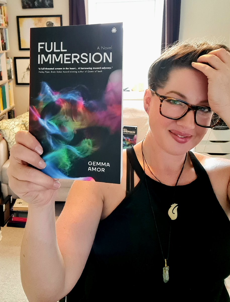 Once upon a time there was a sad, broken woman who couldn't see the point in living. She fought long and hard against the insistent monster within.

Eventually, she won. She lived.

She wrote a book about it, called FULL IMMERSION.

And it's OUT TODAY!

bit.ly/3xljtSp