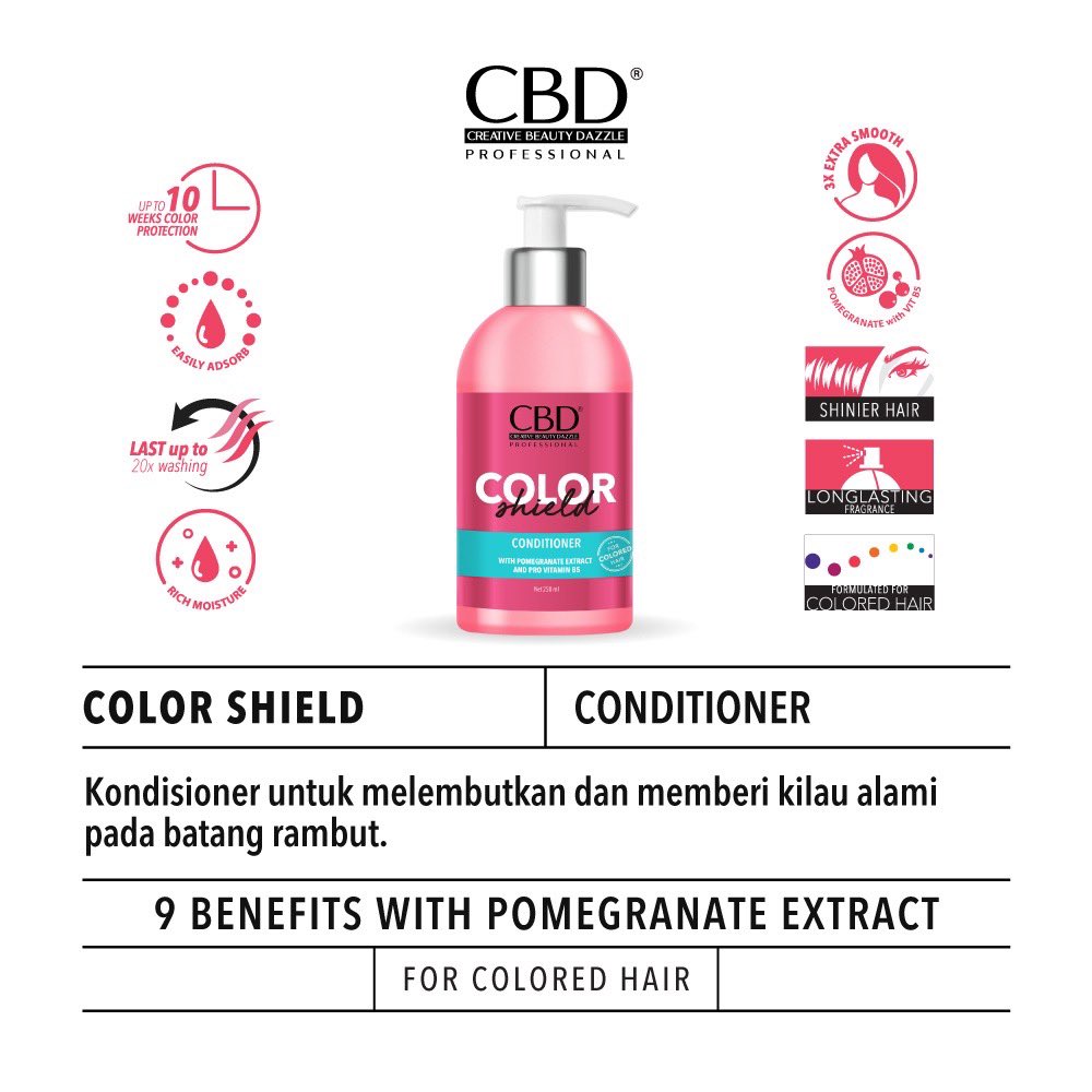 mounraise's tweet photo. 2. Conditioner
CBD Color Shield - Habis keramas usahain pake conditioner biar rambut tetep lembut dan gampang disisir saat kering🫶🏻
Link: https://t.co/qCyh8sO33I https://t.co/ZMsD4KiAGn