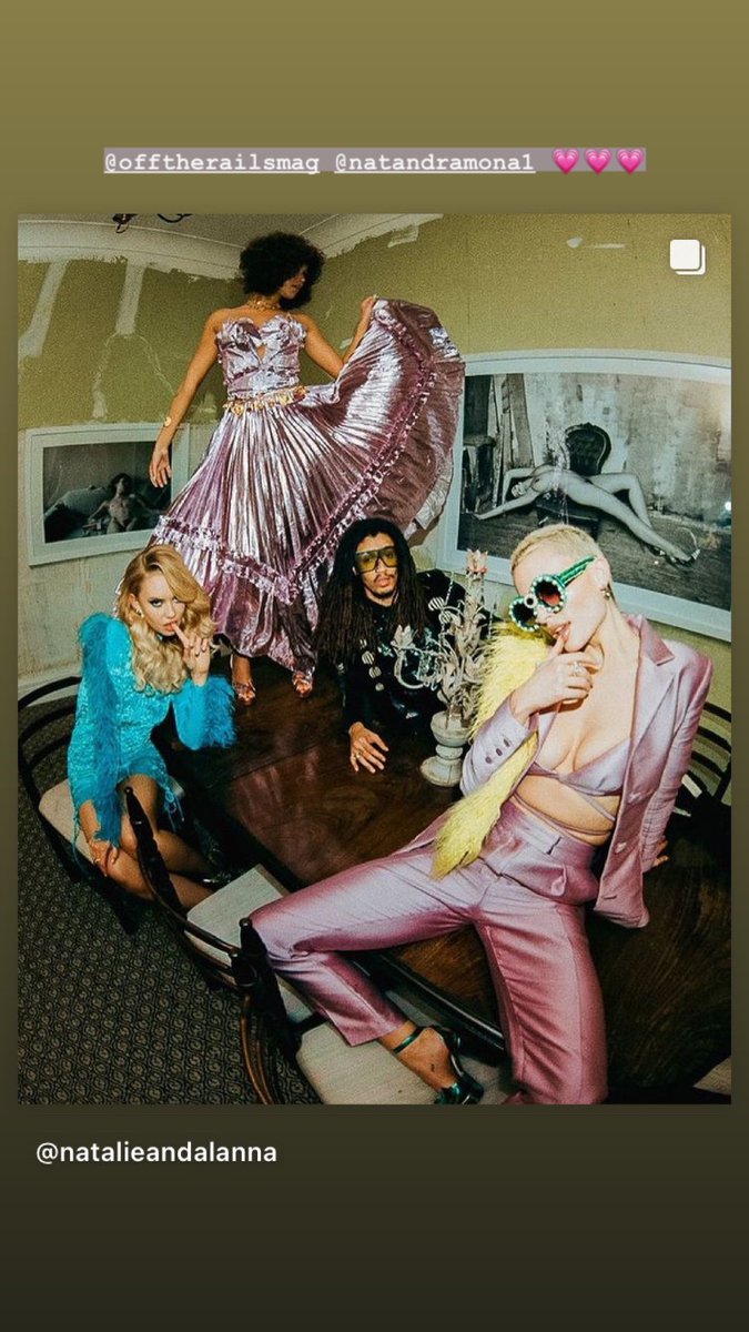 natandalanna's tweet photo. Natalie & Alanna in the latest issue of Off the Rails Mag ❤️❤️ Styled by Twinks Burnett, Photographed by Jimi Herrtage Hair by Ky’Cut Wilson, Makeup by Laura Marsh and Doey Drummond, Shot at the Columbia Hotel in London 💓💓
@offtherailsmag @TwinksBurnett
#offtherailsmag https://t.co/kqIZVtxjPv