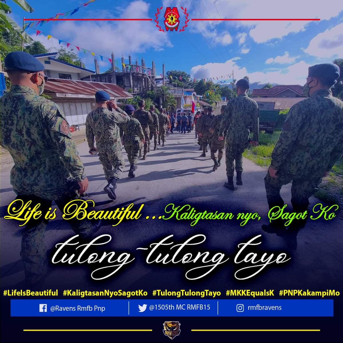 rpsc_procor's tweet photo. 𝑳𝒊𝒇𝒆 𝒊𝒔 𝑩𝒆𝒂𝒖𝒕𝒊𝒇𝒖𝒍 . . . 𝑲𝒂𝒍𝒊𝒈𝒕𝒂𝒔𝒂𝒏 𝒏𝒊𝒚𝒐, 𝑺𝒂𝒈𝒐𝒕 𝑲𝒐 ❣️
𝑴𝒂𝒍𝒂𝒔𝒂𝒌𝒊𝒕+𝑲𝒂𝒂𝒚𝒖𝒔𝒂𝒏+𝑲𝒂𝒑𝒂𝒚𝒂𝒑𝒂𝒂𝒏 𝒕𝒖𝒏𝒈𝒐 𝒔𝒂 𝑲𝒂𝒖𝒏𝒍𝒂𝒓𝒂𝒏

#LifeIsBeautiful
#KaligtasanNyoSagotKo
#TulongTulongTayo
#MKKequalsK
#PNPKakampiMo
#RMFB15Cares https://t.co/zaFmdVPXcz