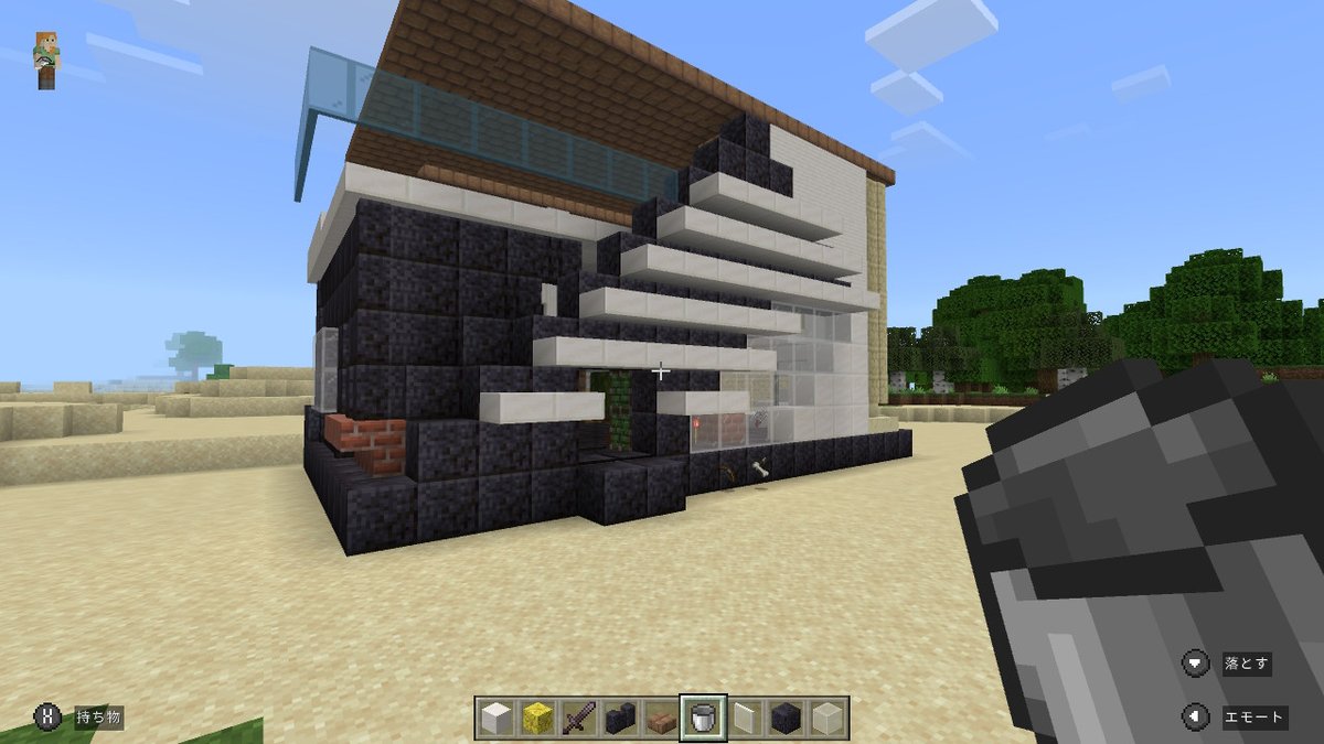 javawock2's tweet image. こんばんは！、昨日寝る前にクリエイティブで建築してみたけどどうやっても豆腐建築から逃れられないんよな…