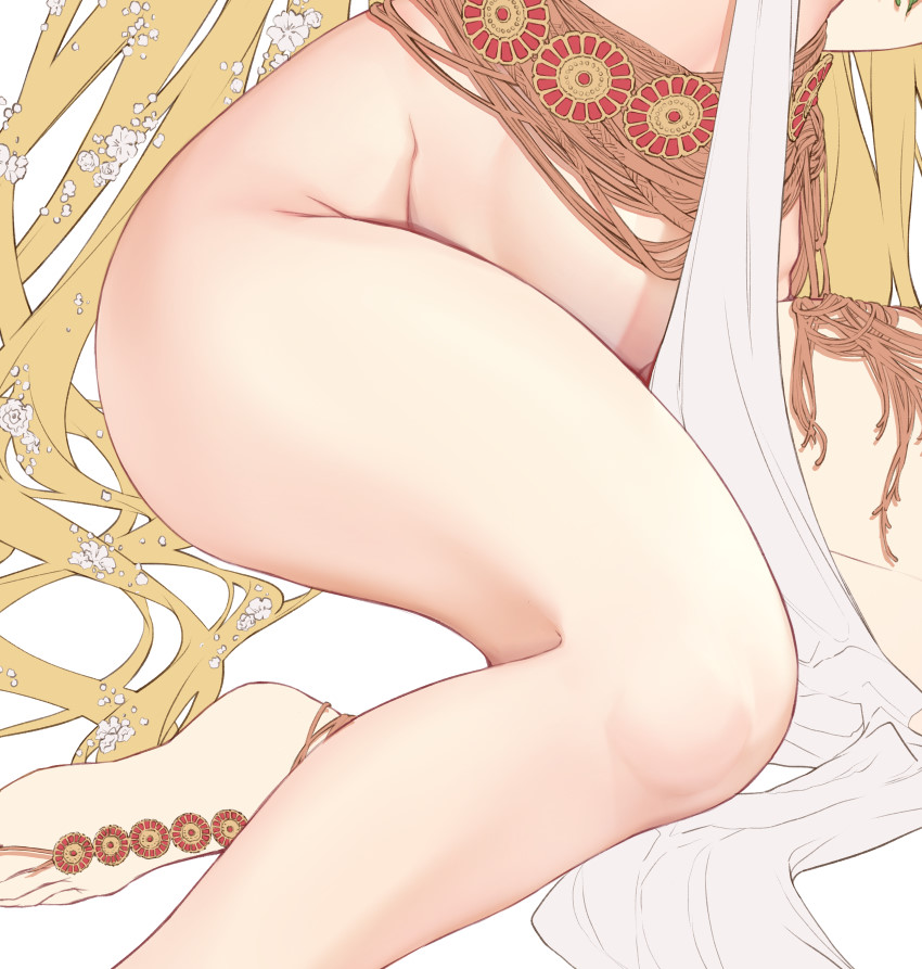 今日は足を塗りました 膝むっずいな～～～?!?!
#エルフさん3進捗 