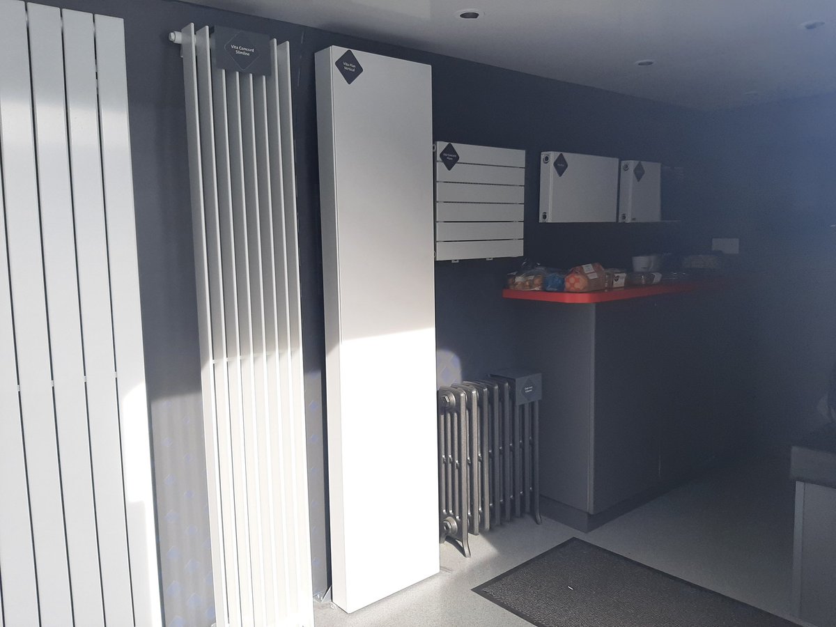 With the Showroom van today at Telford <a href="/CityPlumbingUK/">City Plumbing UK</a> - Come and grab a pastry and have a browse at the range!