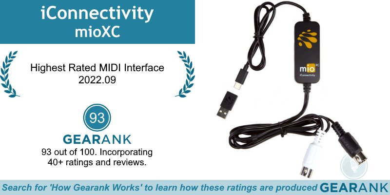 GearankMI's tweet photo. The iConnectivity mioXC is the Highest Rated MIDI Interface:
https://t.co/V4Gg9CRRKh

@iConnectMIDI #iConnectMIDI #iConnectivity #mioXC #iConnectivitymioXC #MIDIInterface https://t.co/DEe18pLx8G
