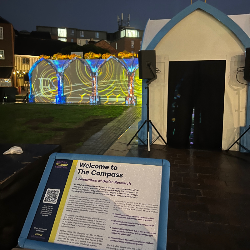 dmuleicester's tweet photo. The @BritishSciFest is underway at DMU and will celebrate the late Queen’s support for UK research and education. 

Her Majesty was a patron of festival organisers @BritSciAssoc.

There are more than 100 festival events and they are all free.