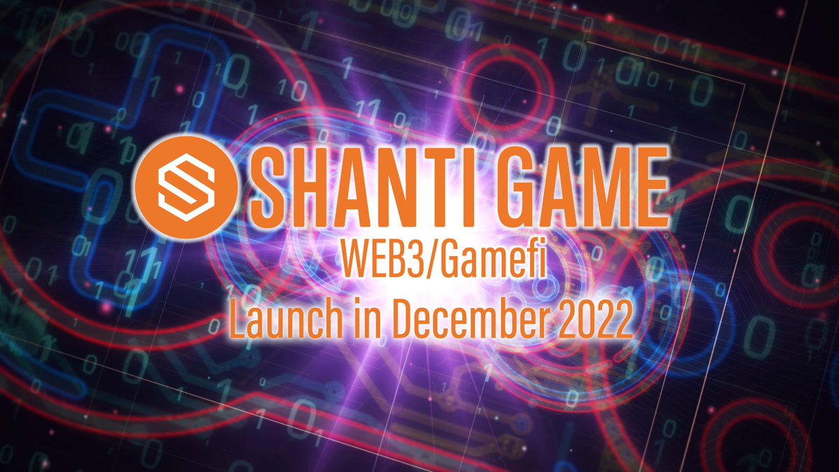 SHNshanti's tweet photo. Announcement⚡️

#SHANTI will be entering into the world of 🎮 #GameFi / #Web3 

The games are already being developed and will be launched in “December”. 🔥 https://t.co/OxtSt82IQ4