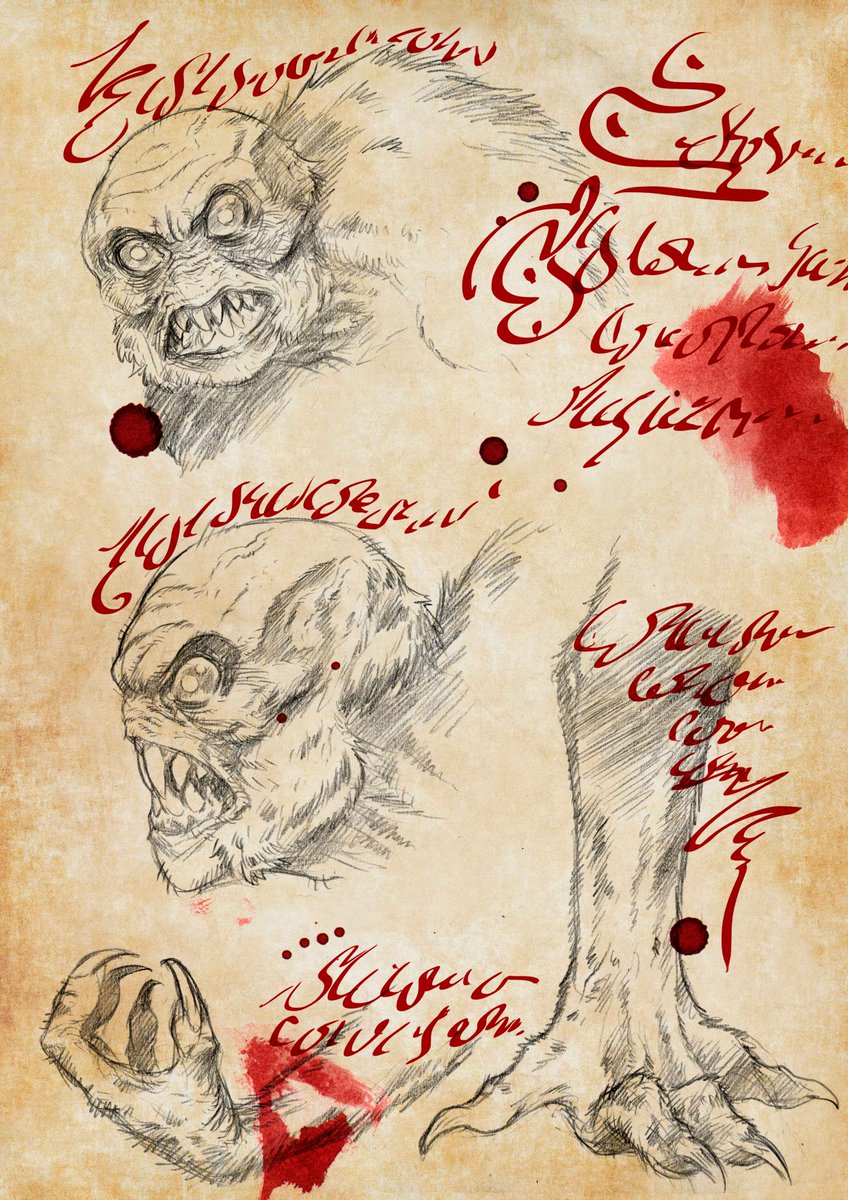 JagobaLekuona's tweet photo. 💀Ghasts💀
Diseño de las criaturas Ghasts para el Necronomiconis. Dado todo lo que disfruto dibujando a lápiz y si le sumo el hecho de dibujar los mitos de Cthulhu el resultado es un gozo total :D
#cthulhu #necronomiconis #lovecraft #pencil #sketch #monster #ghasts #jagobalekuona https://t.co/E4MGKpNZhQ