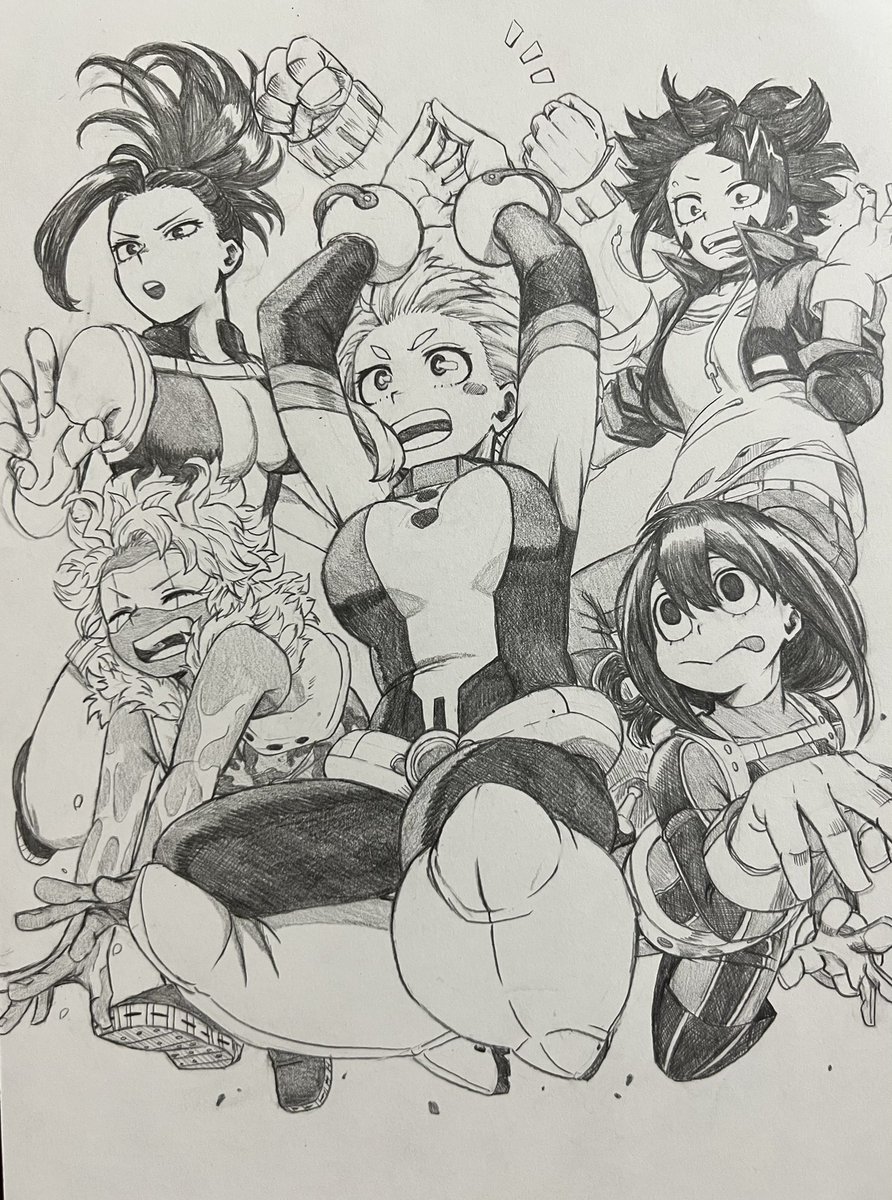 A組女子ズ!!(コスバージョン)
#ヒロアカ #僕のヒーローアカデミア 
#MHA #heroaca_a #MyHeroAcadamia 