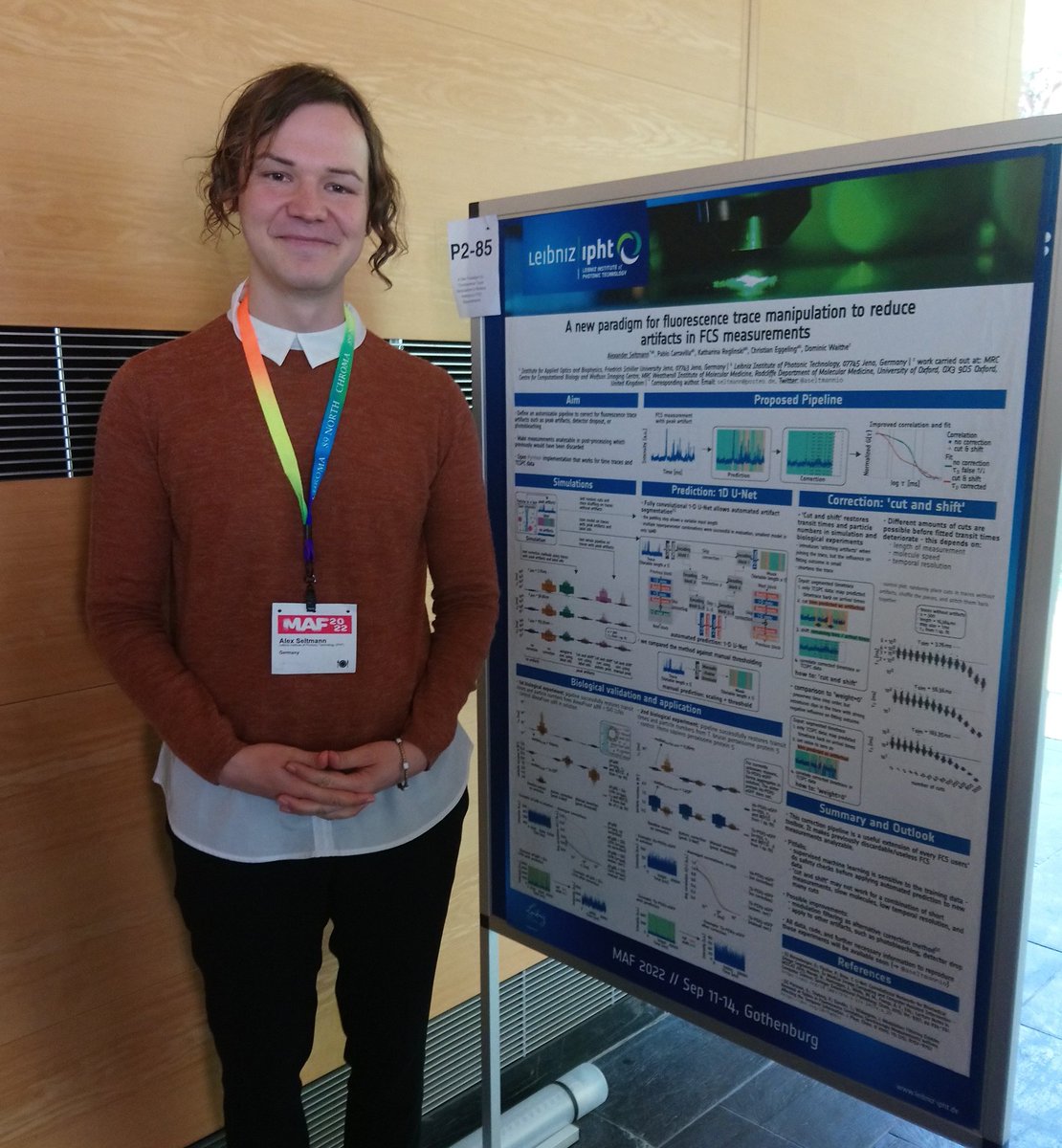 aseltmannio's tweet image. Great to be at #MAF2022 in Göteborg! Come see me today and have a chat at my poster - especially if you are an FCS user 🔬@AgEggeling @carravilla_p @dwaithe @UniJena @Leibniz_IPHT