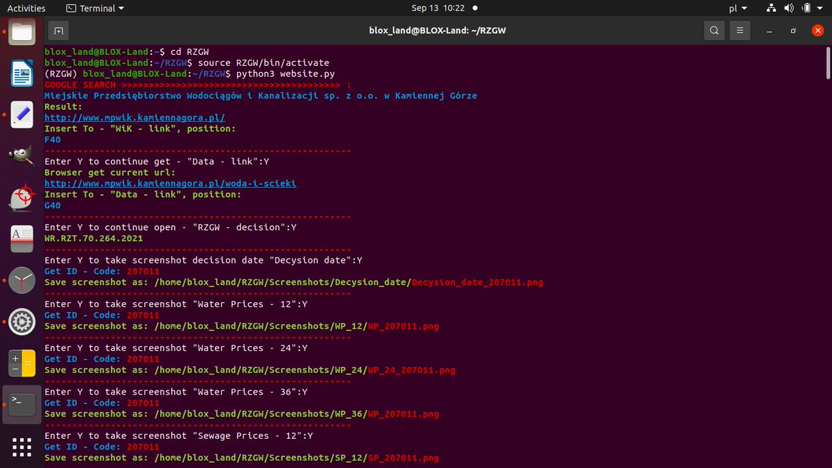 LukeBlueLOx's tweet image. EN: 1313 lines of code on Tuesday 13th - my semi-automatic program that loads water prices in Poland into the application database &quot;WP-PLN&quot;. I have good memories in my life with the number 13 - I will also remember this day well - because it turned into: 3 numbers &quot;13&quot; :-).
1/7