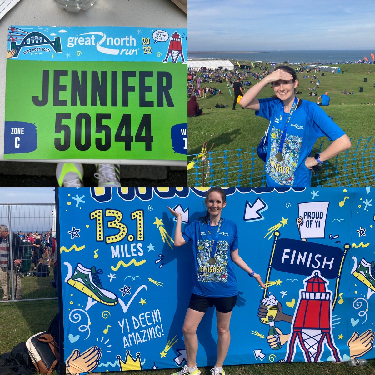 And then the #GreatNorthRun 
this year back to the original route with a beautiful finish along the coast. #SeaYouInSeptember #GNR2022