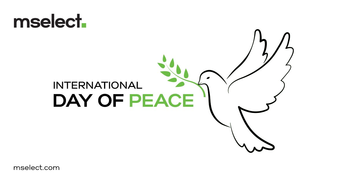 mselectonline's tweet photo. From all of us at #mselect, we wish you a happy International Day of Peace 🕊
Let's appreciate and promote #peace together. Today, tomorrow, always.
#InternationalDayofPeace https://t.co/hlEjP1dHfB