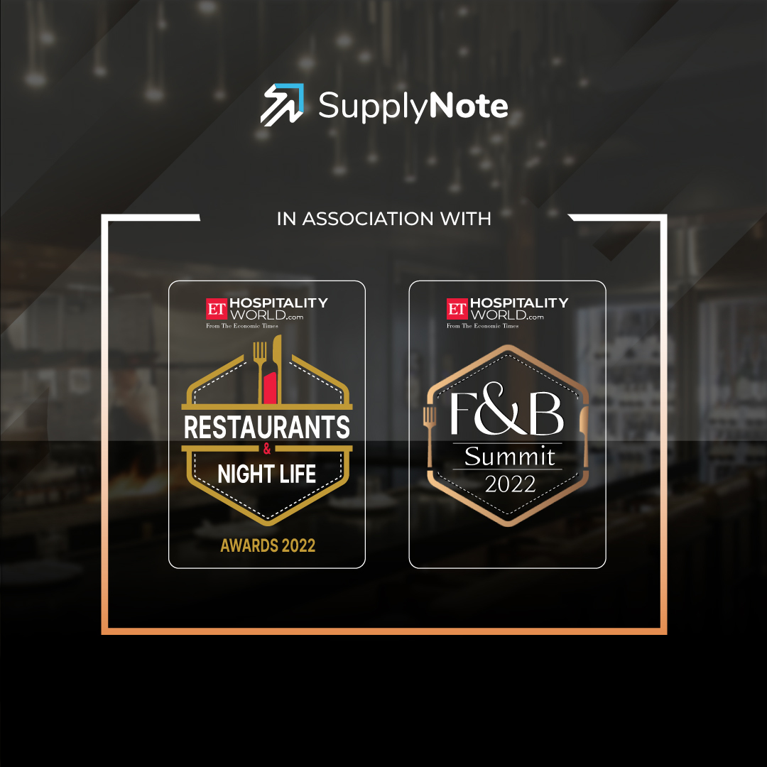 NoteSupply's tweet photo. We’re thrilled to announce our Associate Partnership for the F&B Summit + Restaurants & Nightlife Awards!
To know more, visit- https://t.co/HYCLHQH2jR
#EThospitality #supplynote #restaurant https://t.co/INPDRIyS31