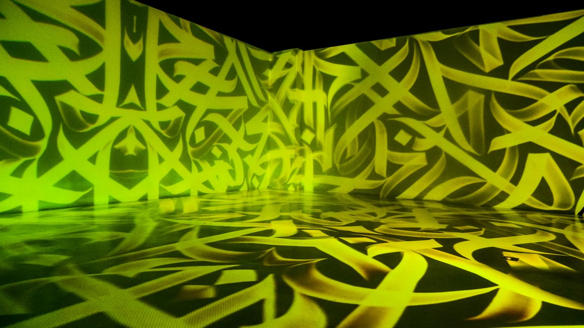 wearefilamen's tweet photo. Current exhibition happening at Digital Art Gallery. SeniKripto ft @Letterhythm . Do come and check out if you guys are around! 

#digitalart #nftmalaysia #nftmy #cryptoart #senikripto #immersive #projectionmapping https://t.co/XPVPu48PLC