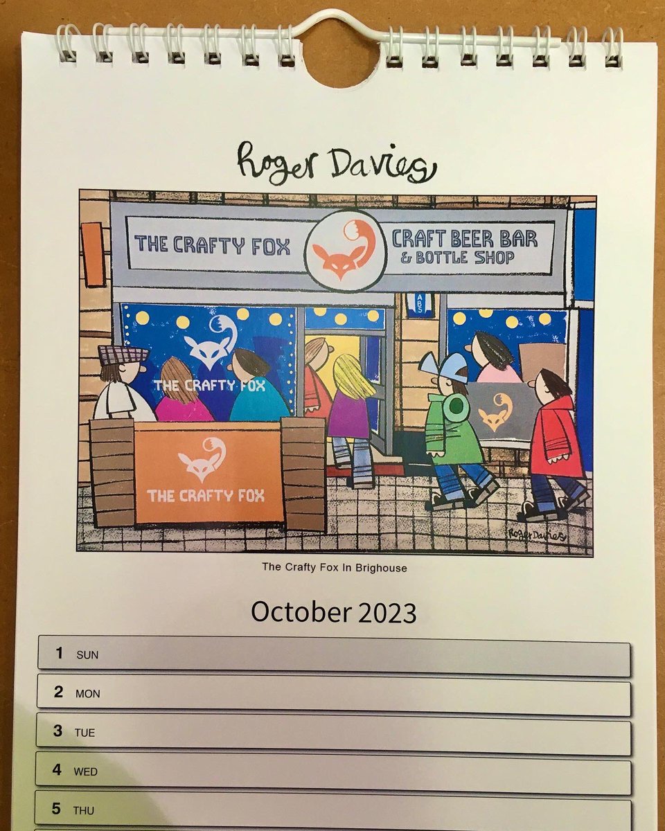 My 2023 Wall Calendar is available now from the <a href="/HarrisonLordArt/">HarrisonLordGallery</a> Gallery in Brighouse. Featuring 12 reproductions of my favourite recent paintings, it looks lovely!

A bargain at just £10 from the gallery. 

01484 722462
harrisonlord.co.uk 

Best wishes,
Roger Davies