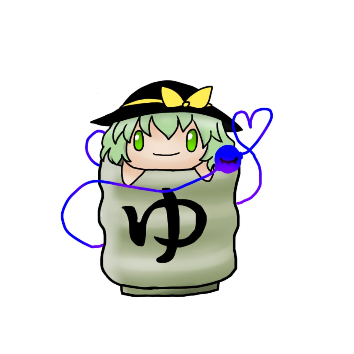 Timata109's tweet photo. ゆのみこいし
#古明地こいし #バレットフィリア達の闇市場 https://t.co/yxv6jUOa7w