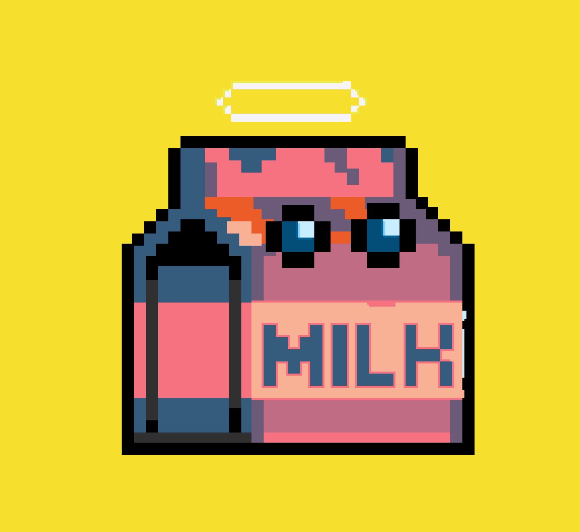 Moonlightsolz's tweet photo. Get your milk while its cheap. It makes you strong 💪  @MilkItNFT https://t.co/nRgswncwDL