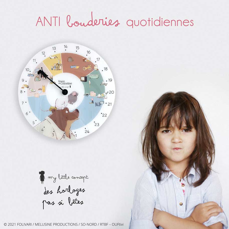 My little concept: Horloge montessori/ Horloge de routine