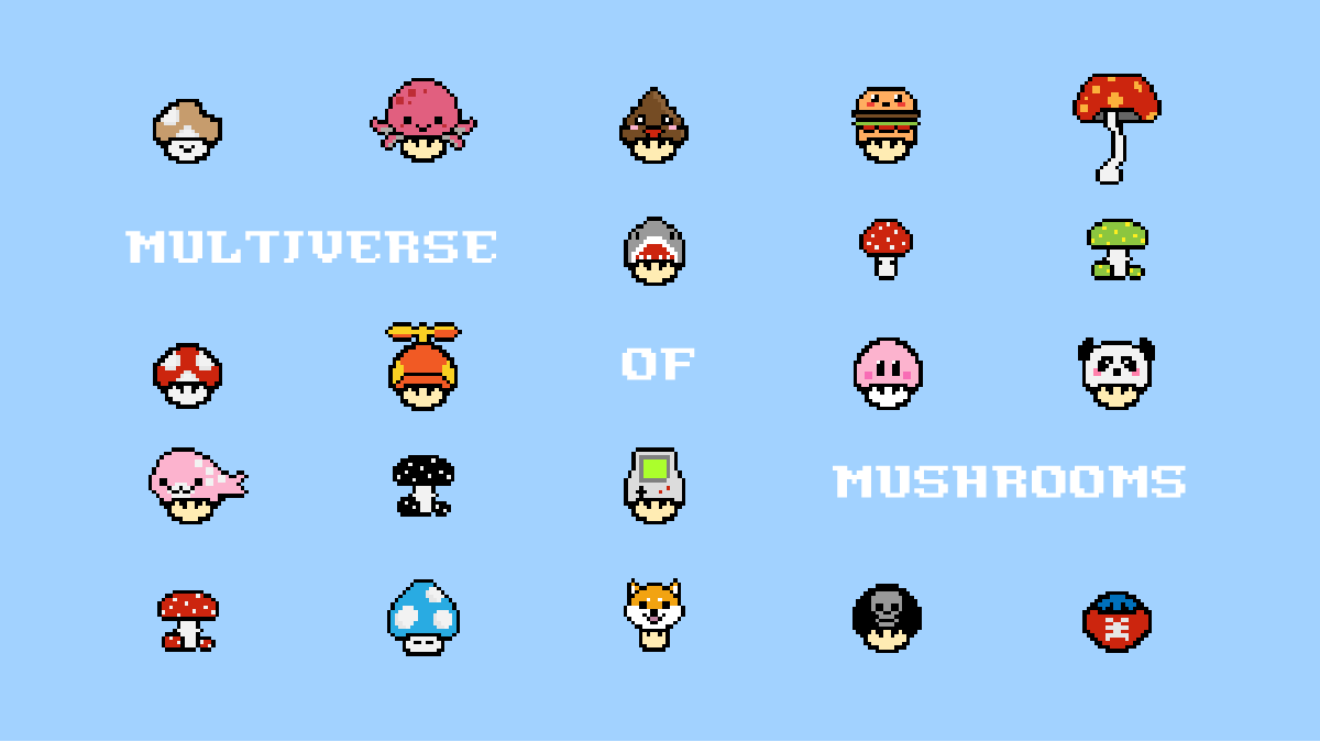 Multiverse of Mushrooms 🍄 tweet media