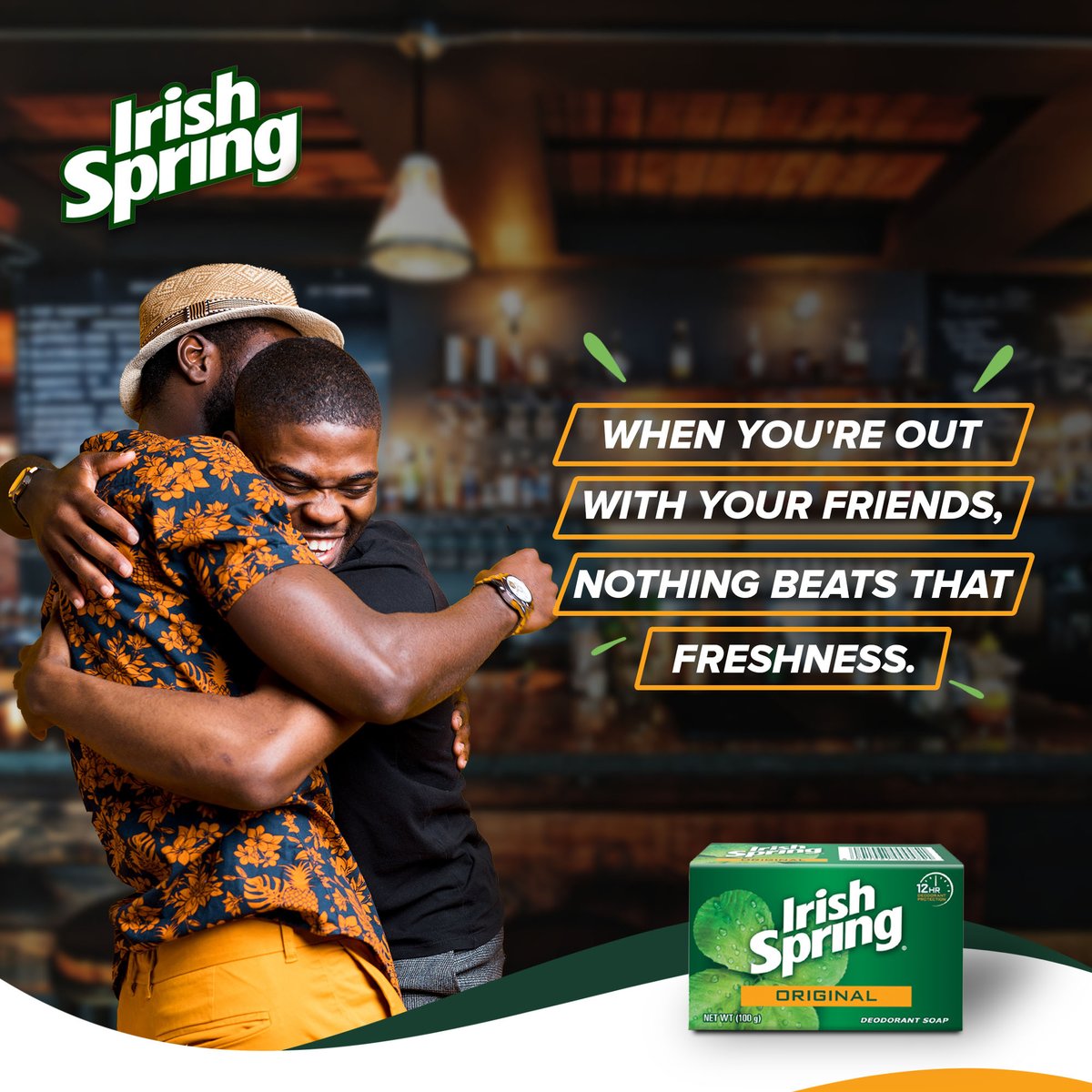 IrishSpringNG's tweet photo. The Irish Spring guys always with the finesse when they move.
#IrishSpringOriginal
#BathingSoap
#IrishSpring
#IrishSpringMen https://t.co/oeyOEVGmXx
