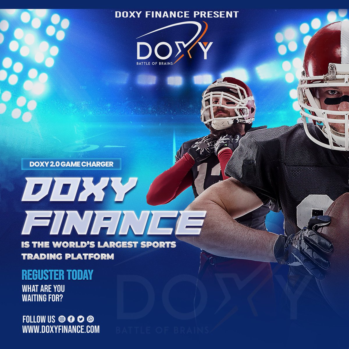 Doxy Finance (@doxyfinance) on Twitter photo Experience the future of fantasy sports.
Doxy Finance is the world’s largest Sports Trading Platform creating a Solution for Sports Industry by integrating with Blockchain.
✅Join Us Now👉doxyfinance.com
#crypto #finance #bitcoin #fantasy #platform #nfts #sportsnfts Experience the future of fantasy sports.
Doxy Finance is the world’s largest Sports Trading Platform creating a Solution for Sports Industry by integrating with Blockchain.
✅Join Us Now👉doxyfinance.com
#crypto #finance #bitcoin #fantasy #platform #nfts #sportsnfts