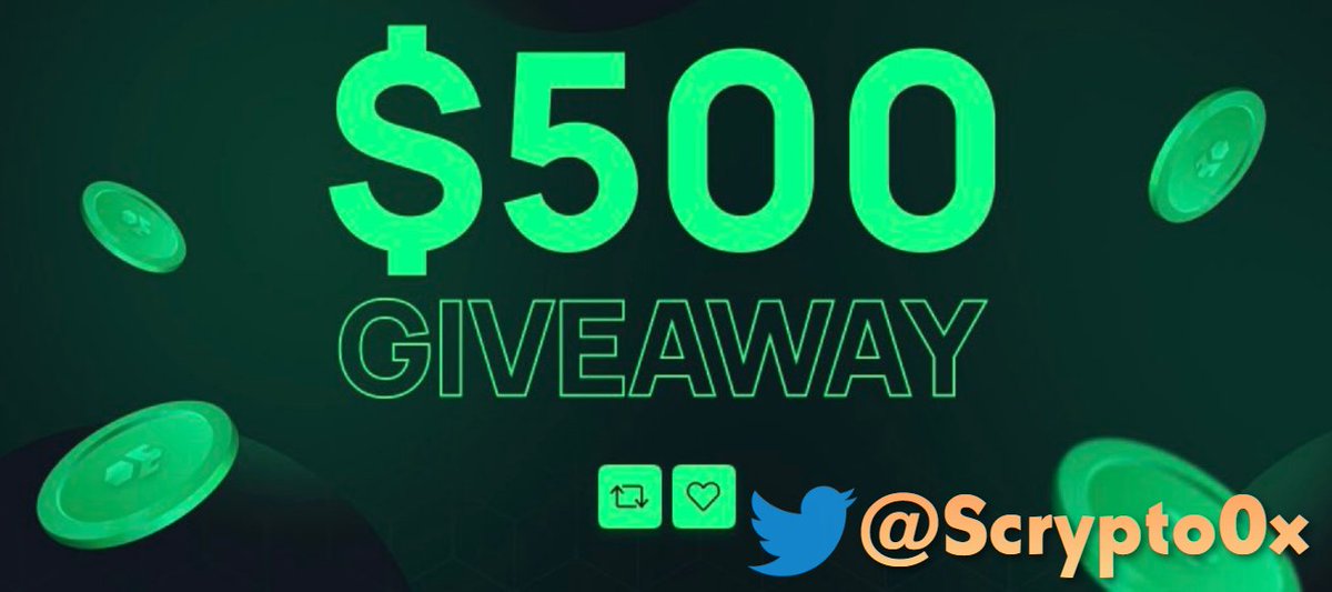 💸 $500 #Giveaway #Round 3💸

We'll select 5 winners randomly and award $100 to each account! 🤑🤑

Rules: 👇

1️⃣ Must Follow us &amp; @Bsc_Gem_Hunters
2️⃣ Tag 3 friends
3️⃣ Like &amp; Retweet

Winners will be picked in 48 hours
Good luck 💚

#ETH #NFT #APE #ETH #BTC          #BNB  #USDT