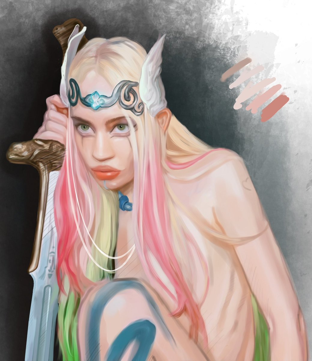 Emiryilanci's tweet photo. #procreate #grimes #digitalillustration #digitaldrawing https://t.co/lmZ98pvtAk