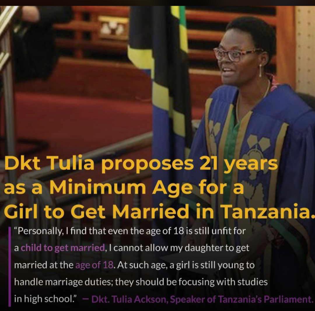 UNICEFTanzania's tweet photo. #ForEveryChild, #Changemakers4Children
Asante @TuliaAckson for stating that the age of marriage for #girls in #Tanzania should be delayed. This is powerful! This is how we make a change! Will you stand with us?
Take your pledge on https://t.co/egnXp5Tfi8!
Binti siyo bibi harusi! https://t.co/954WMuNeGR
