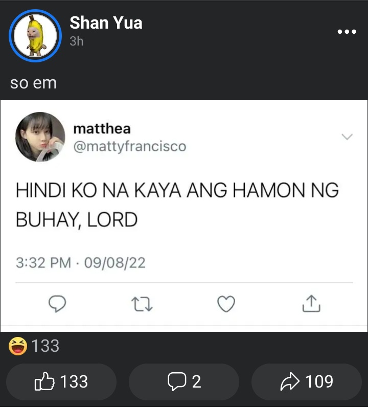 ycaxtus's tweet photo. @filmrinas huhu kita ko lang sa gp ang name is “samahan ng mga sawi sa AU posting 2” https://t.co/F6t75AMYAC