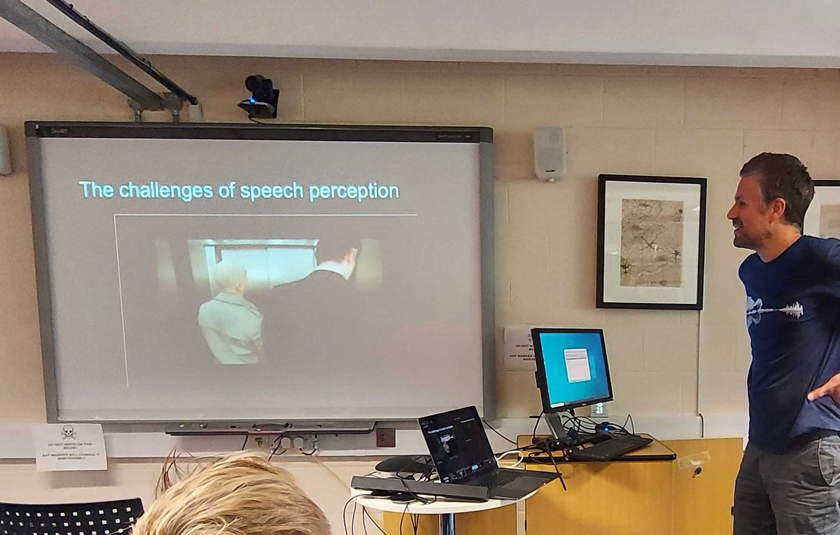 Our internal SNAC-time! Seminar series have just kicked-off for this academic year! Great seminars by @EdSohoglu about computation of speech perception and learning, and by @IvorSimpson4 about uncertainty in models of imaging data.