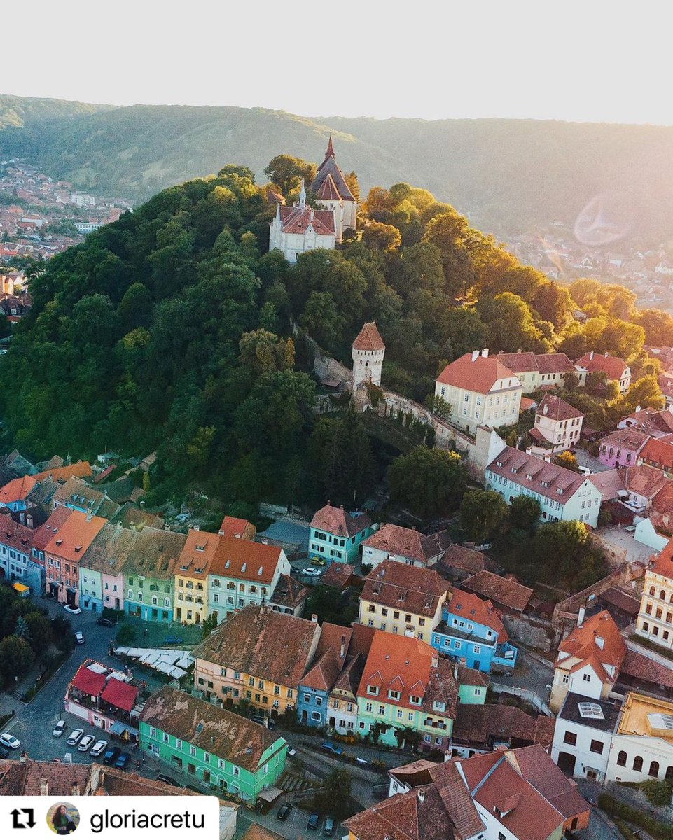 Sighisoara from above
Photo by Gloria Cretu 
#Romania
