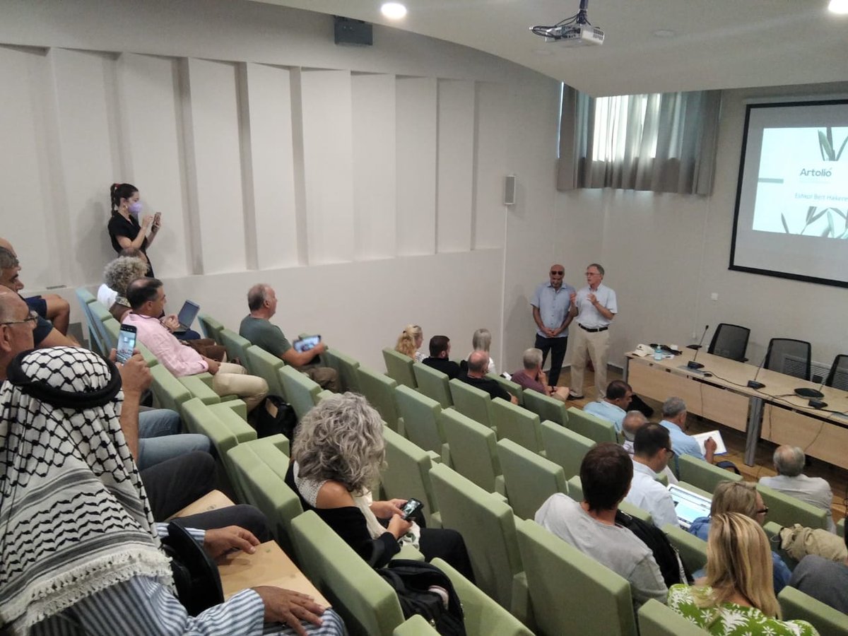 artolio1's tweet photo. Yesterday our second ARTOLIO international consortium meeting started at @PerrotisCollege. We love this project and it would not be possible without the maximum effort of its partners and area managers.
.
#eu #ARTOLIO #aove #evoo #gomed #huiledolive #greece #agriculture https://t.co/3UlG1PeWVC