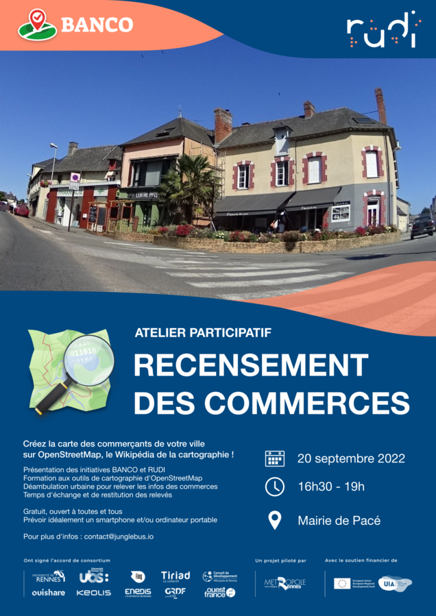 Quels horaires ? Quels produits ? Et l'accessibilité ? 🧐 En septembre, participez à un atelier participatif pour recenser les commerces de votre commune, afin d'améliorer les informations de la carte <a href="/OSM_FR/">OpenStreetMap France</a> 👇
metropole.rennes.fr/recensez-les-c… #Rennes #IciRennes #opendata
