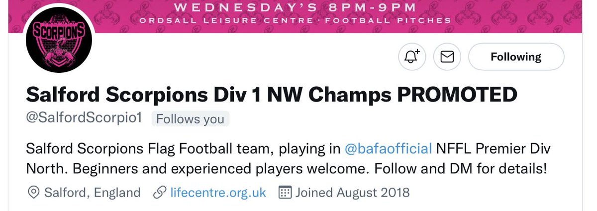 This update to the <a href="/SalfordScorpio1/">Salford Scorpions North Prem 4-4-1</a> profile makes me very happy. We set ourselves the challenge of getting promoted to the prem in 3 years. To do it in our first full season is an amazing achievement. Everyone work so hard! @Adam__CA