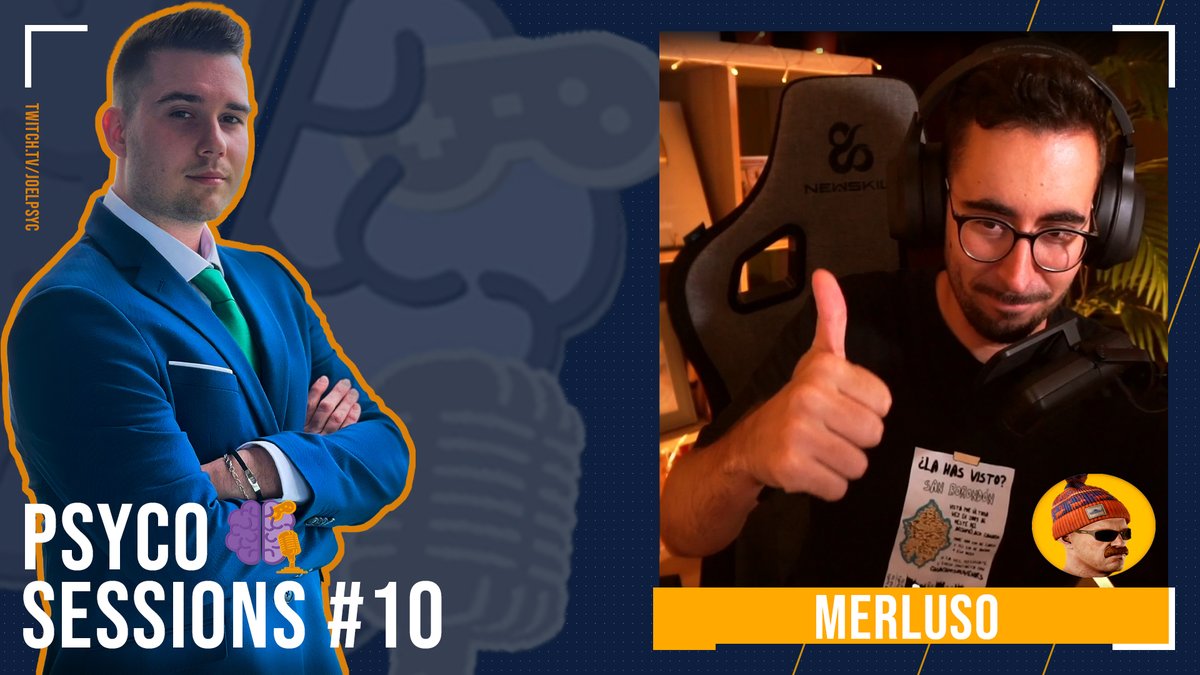 TheBrame_'s tweet photo. ¡Psyco Sessions #10 Presenta a @MerlusoTTV, un pedazo de creador de contenido potente!

🧠¿Cómo está el tema de ser creador de contenido? Las luces y las sombras. La psicología al rescate!

⏰Jueves 15/9 a las 17.00h HORA ESPAÑOLA
 ❓¡Podéis dejar preguntas respondiendo aquí! https://t.co/fHvvCNUyja