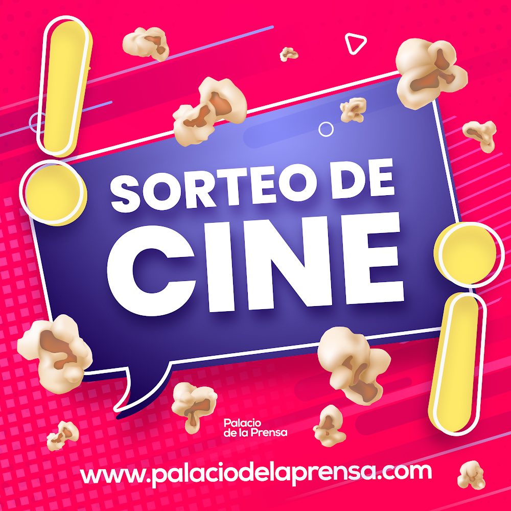 palacioprensa's tweet image. Celebramos nuestra vuelta con un #SorteodeCine 🍿🎬🎉

Participa👇🏻
Sigue a @palacioprensa + RT + ♥️ + Menciona con quien te gustaría venir a ver una de nuestras pelis de cartelera 

Cierre sorteo miércoles 14/9 a las 12h
