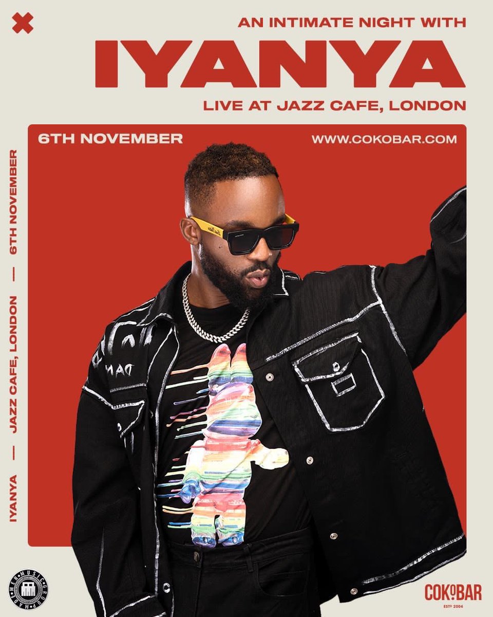 ubifranklin1's tweet photo. LONDON 📌 WE HAVE A DATE 🎵🎵
Date - 6th Nov
Venue - Jazz Cafe
Tickets - https://t.co/zv7PMykwky
#getintimatewithIyanya #thereturn #onenightonly #yourwaist #afrobeats #kukere #like #oneside #call https://t.co/u0nZKgddBT