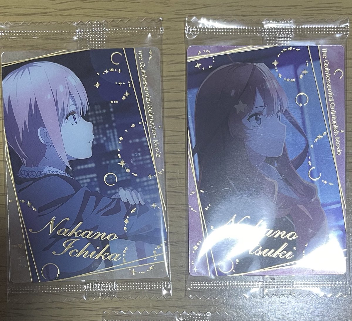 NINO0505N's tweet photo. 【交換希望】五等分の花嫁 ウエハース

譲　一花　五月
求　二乃(17)

郵送にて交換可能な方いましたら
お気軽にお声掛けください。

#五等分の花嫁 https://t.co/ptFSC8yWVo