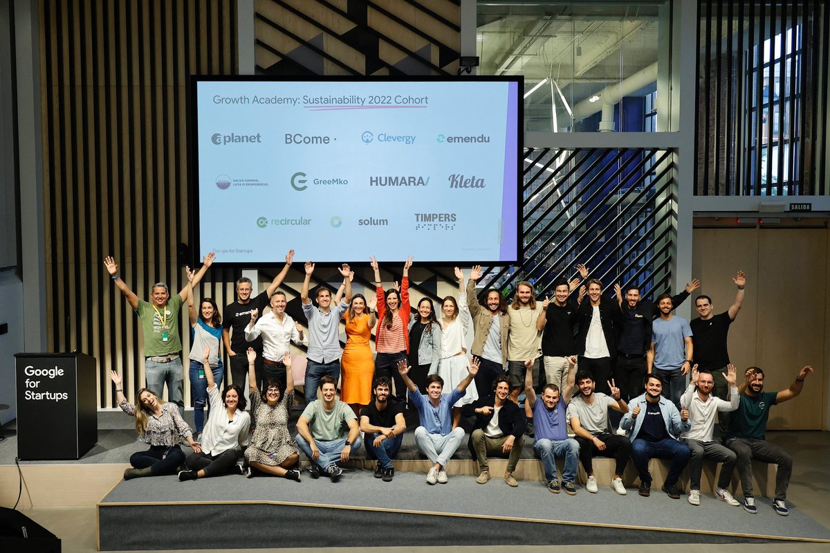 🌱¡Da comienzo #GrowthAcademy: Sustainability!
 
Durante los próximos meses, 11 startups trabajarán con mentores de Google que les apoyarán con talleres, sesiones de mentoría y conexiones para que puedan seguir creciendo y ayudando al 🌍.
 
Hoy toca romper el hielo y conocernos😜