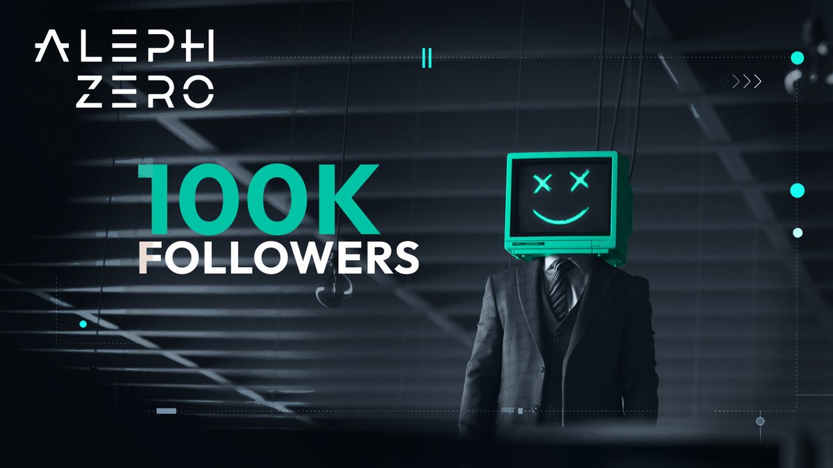 dallocrypto's tweet photo. 100K followers for @Aleph__Zero 

There are so many of us. 

lets try to get a LIKE  of each and every member of the @Aleph__Zero  Zero community

Show the power of the  $AZERO https://t.co/ovlsTe5u01