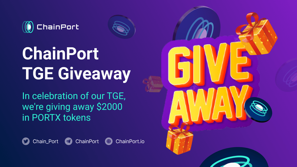 PORTX token's TGE is happening on the 20th of September! 🪙

To celebrate, ChainPort is launching a massive #Gleam  giveaway! 🎉

Earn your share of a $2K $PORTX bag by liking, sharing, and following. 💰

Participate below 👇
gleam.io/l7w1Y/chainpor…