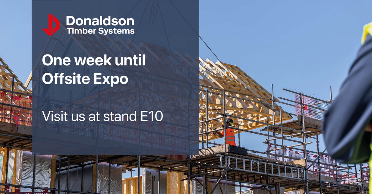 One week to go until the doors open for this year's Offsite Expo event. Don't forget our Technical Director, John Smith is speaking in the structural timber master class on Wednesday 21st September. 

You can still register to attend the event here: offsite-expo-2022.reg.buzz/?affiliate=c45…