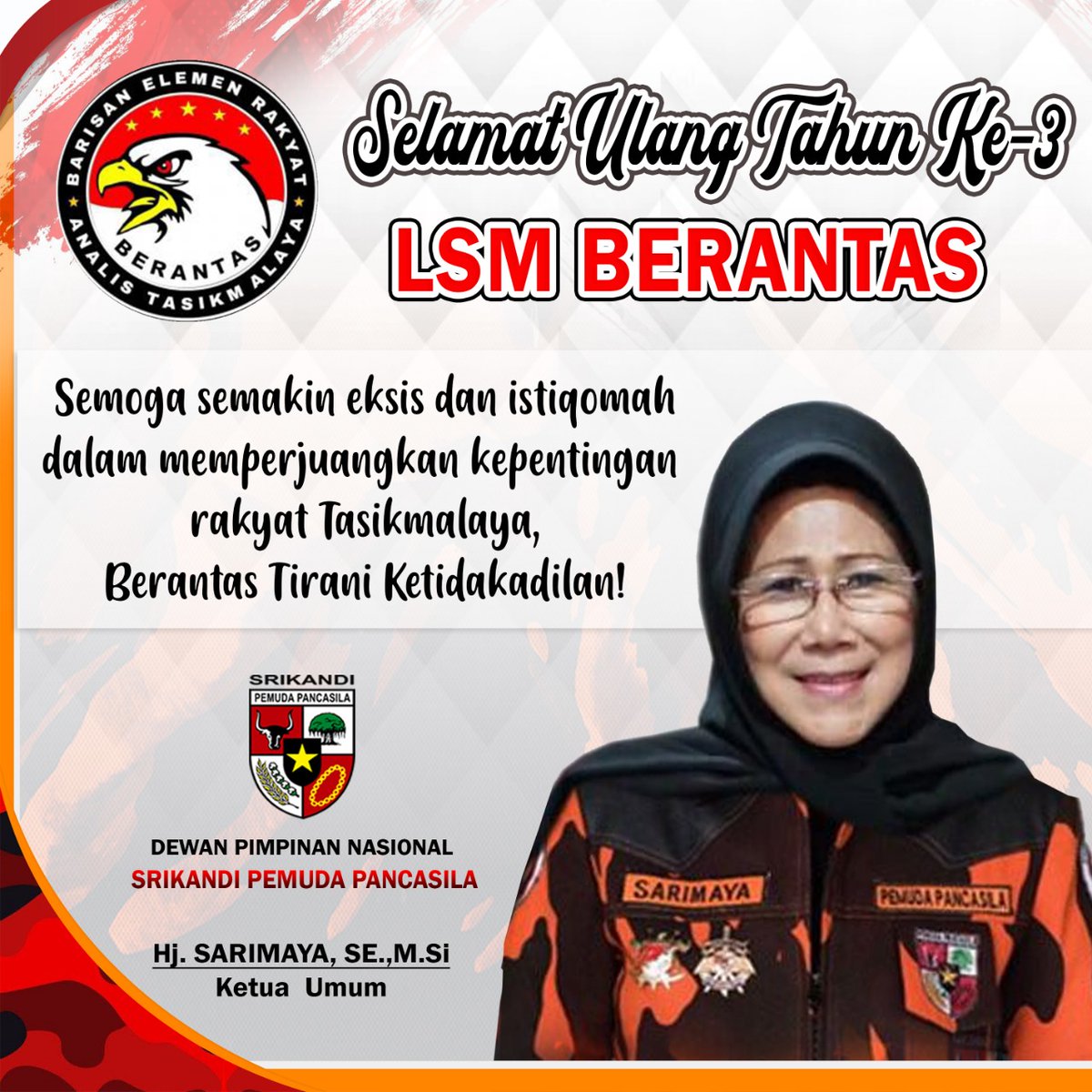 Terimakasih ibu Ketum Srikandi PP 🙏