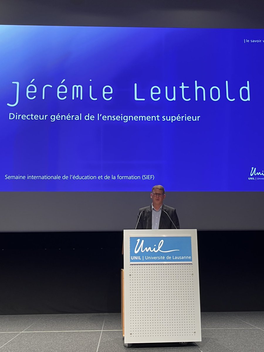 Semaine Internationale de l'Education et Formation (@sief_unil) on Twitter photo 💠📣 Après l’ouverture de la SIEF par Prof. Farinaz Fassa et Nicolas Margas, co-directeurs de l’OBSEF,
nous avons l’honneur d’entendre Frédéric Herman, recteur <a href="/unil/">Université de Lausanne</a>, Thierry Dias, recteur <a href="/HEPVaud/">HEP Vaud</a> et Jérémie Leuthold, directeur général de l’enseignement supérieur <a href="/CantonVaud/">Canton Vaud</a> 💠📣 Après l’ouverture de la SIEF par Prof. Farinaz Fassa et Nicolas Margas, co-directeurs de l’OBSEF,
nous avons l’honneur d’entendre Frédéric Herman, recteur <a href="/unil/">Université de Lausanne</a>, Thierry Dias, recteur <a href="/HEPVaud/">HEP Vaud</a> et Jérémie Leuthold, directeur général de l’enseignement supérieur <a href="/CantonVaud/">Canton Vaud</a>