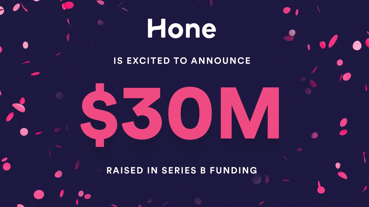 HoneHQ's tweet image. 🎉 Drumroll please!🥁 Our CEO @TomGriffiths is thrilled to announce Hone&apos;s Series B round led by 3L Capital. @HoneHQ&apos;s live online learning platform is revolutionizing training across all levels of the enterprise. We&apos;re scaling new heights! hubs.la/Q01mbkpJ0