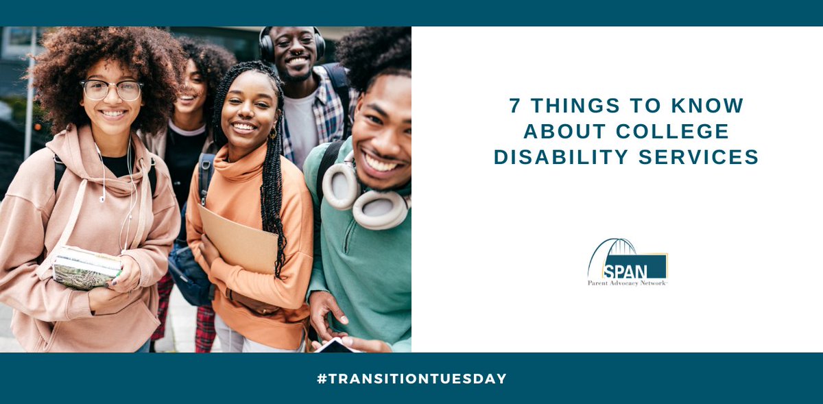 #TransitionTuesday: Enrolling in college courses is a huge change for all students and for those with #LearningDisabilities, it comes with its own unique set of challenges. To ensure that your child gets the most out of their college experience, view: understood.org/en/articles/7-…