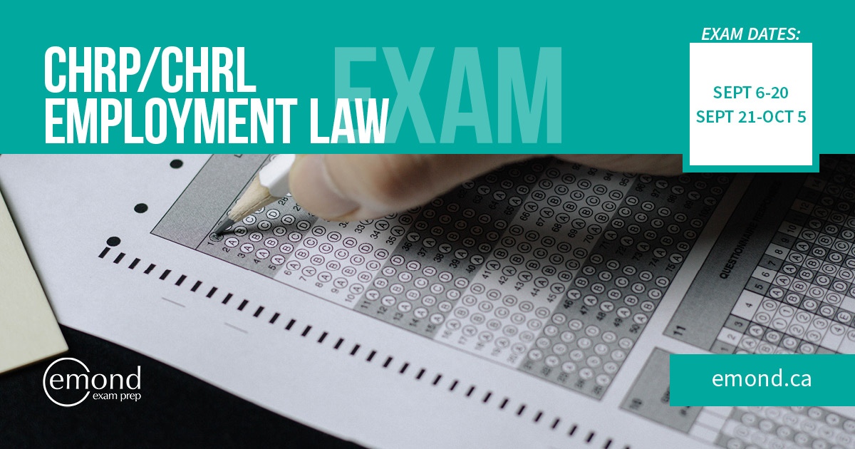 Need extra help before the big day? Our #practiceexams are available year-round to get you prepared. The CHRP/CHRL #employmentlaw practice exam is offered in a convenient #digital format that is available instantly after purchase. Learn more here: u.emond.ca/chrpchrl-pe